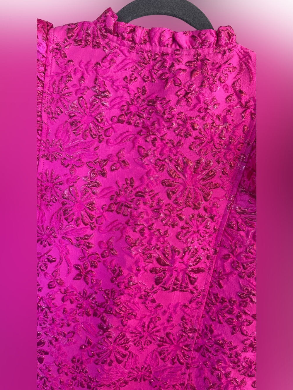 THML Women’s Fuchsia Dress - Picture 4 of 4